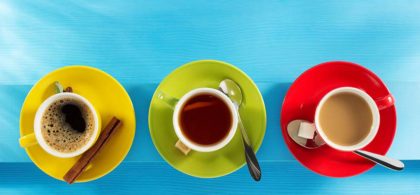 Does tea have as much caffeine as coffee? - March 2019